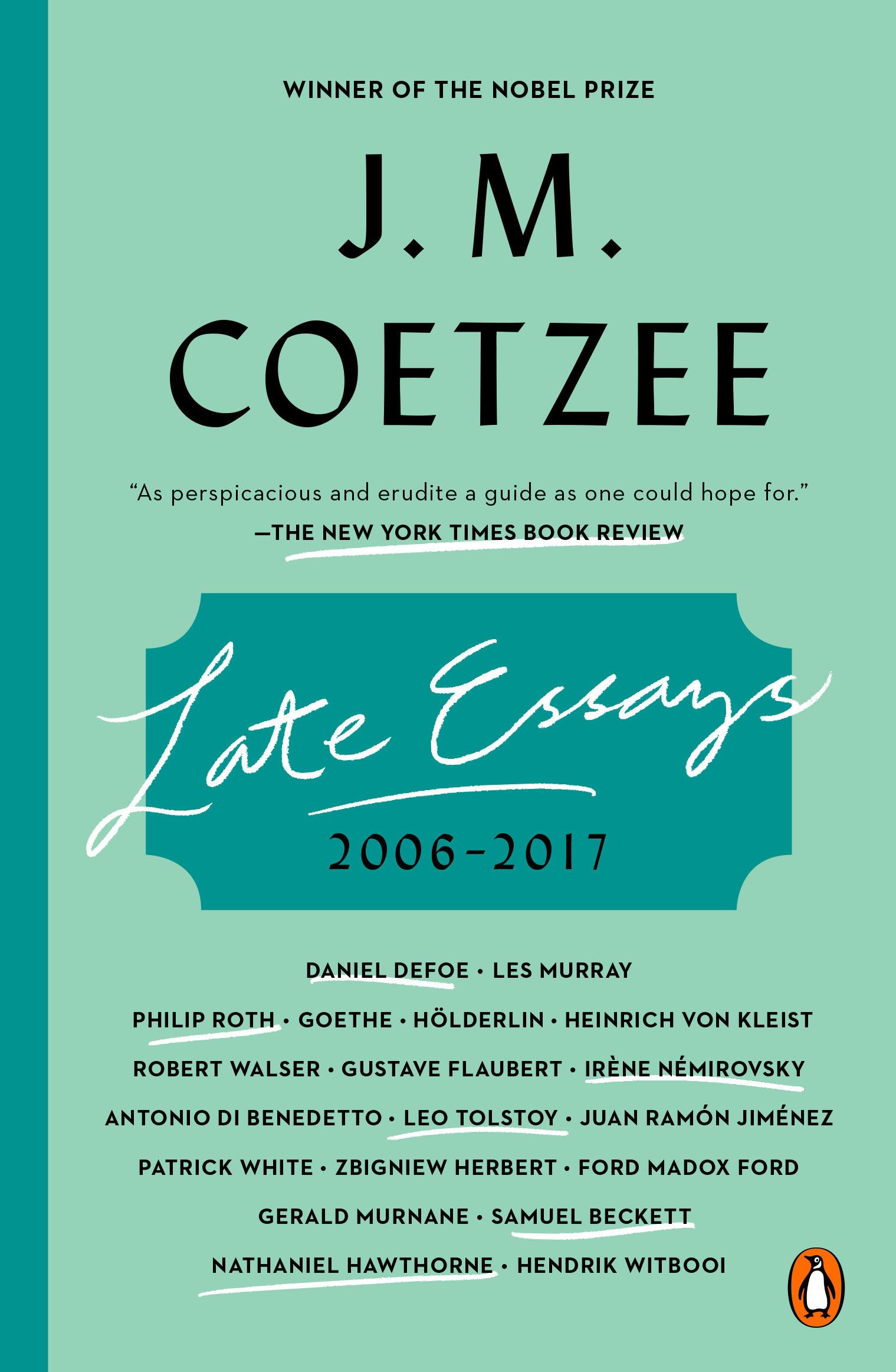 Late Essays: 20062017,New