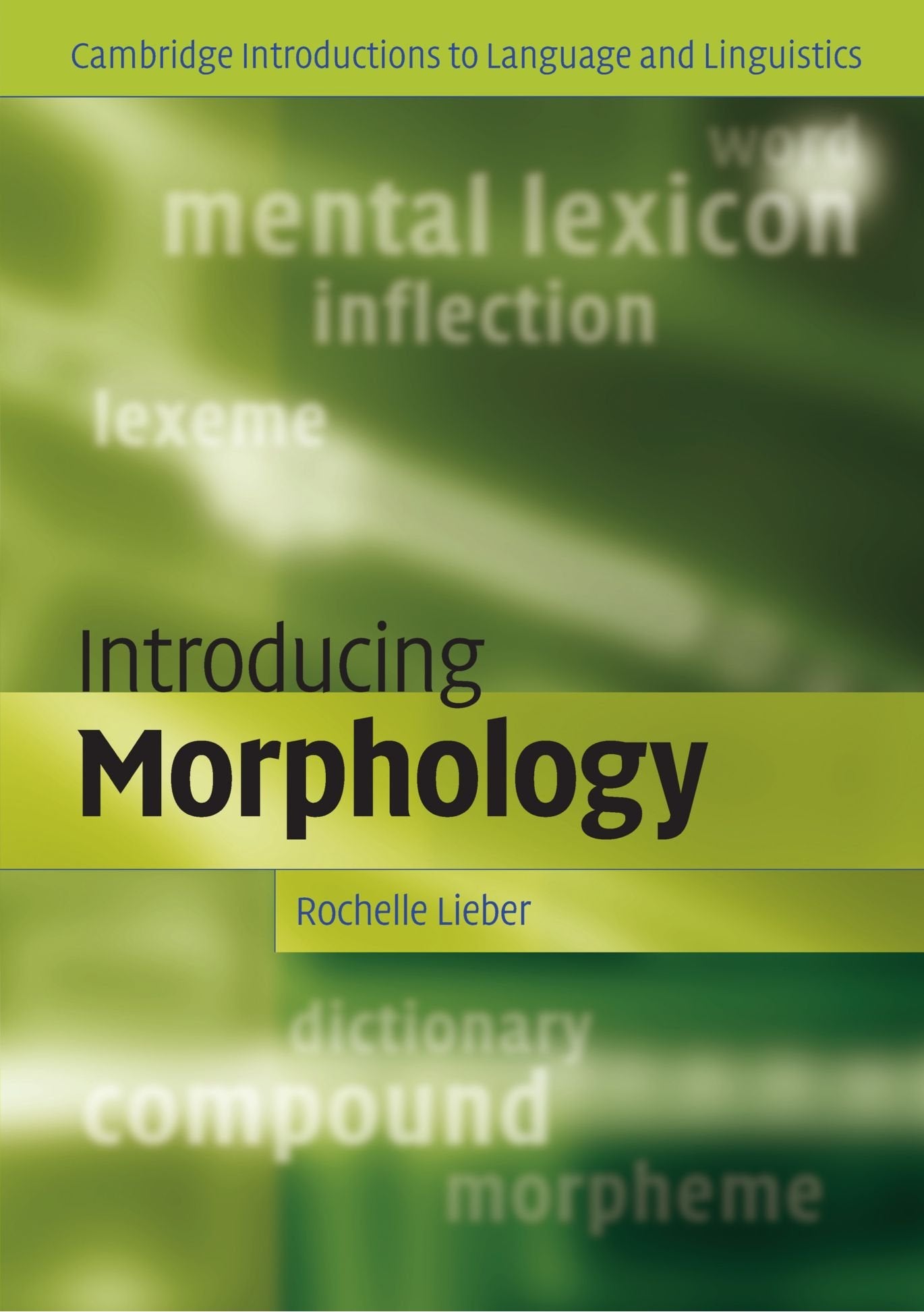 Introducing Morphology (Cambridge Introductions to Language and Linguistics),New