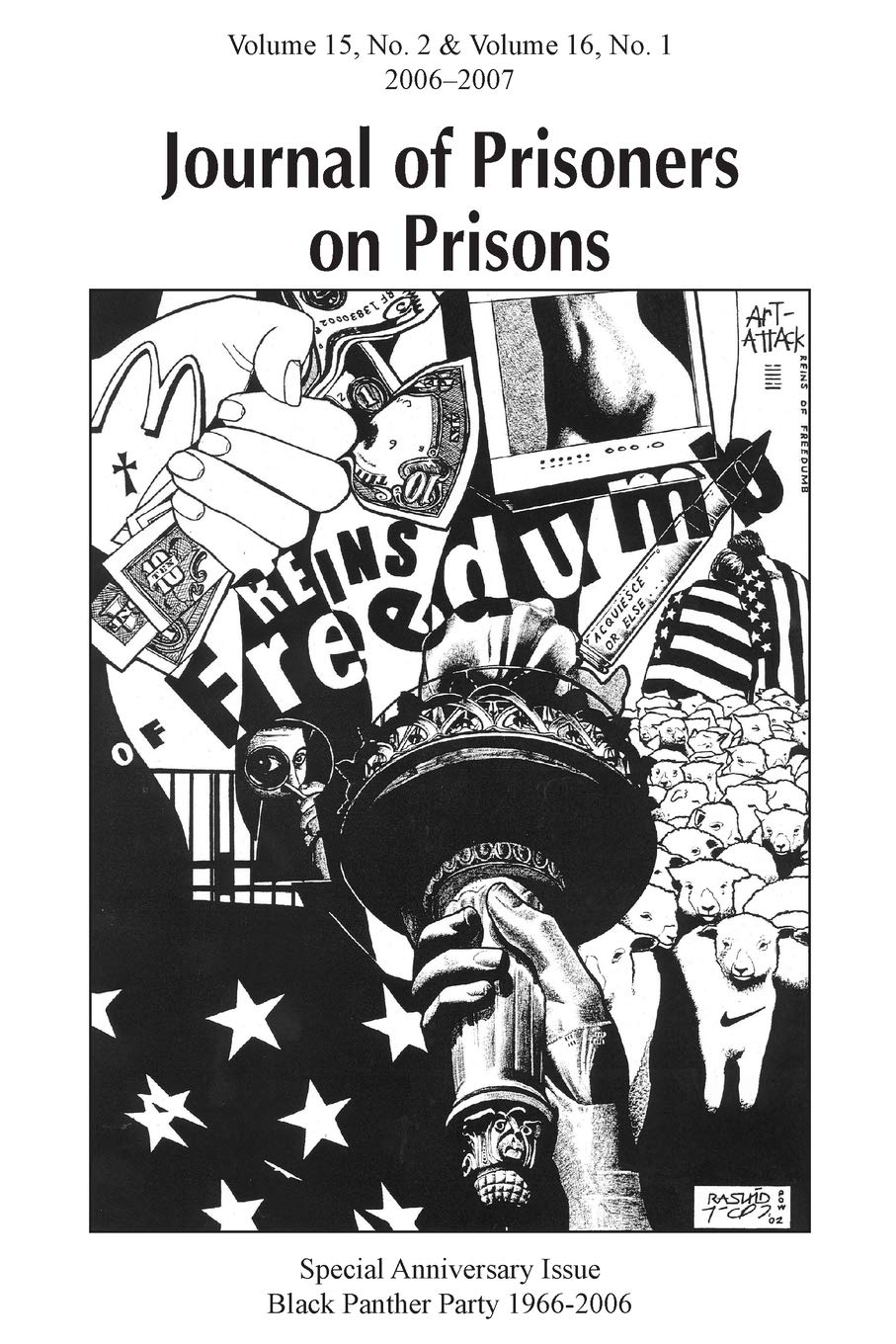Journal of Prisoners on Prisons V15 #2 & V16 #1,Used