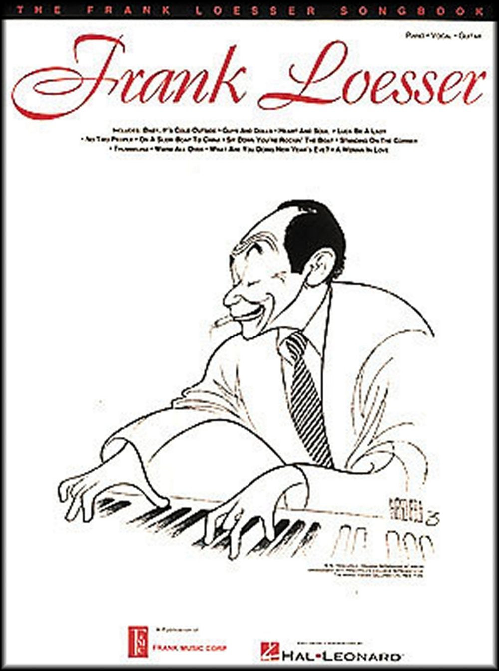 The Frank Loesser Songbook Piano, Vocal And Guitar Chords,New