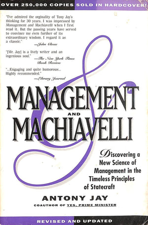 Management And Machiavelli,New