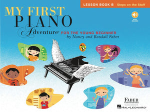 My First Piano Adventure  Lesson Book B (Book/Online Audio),New