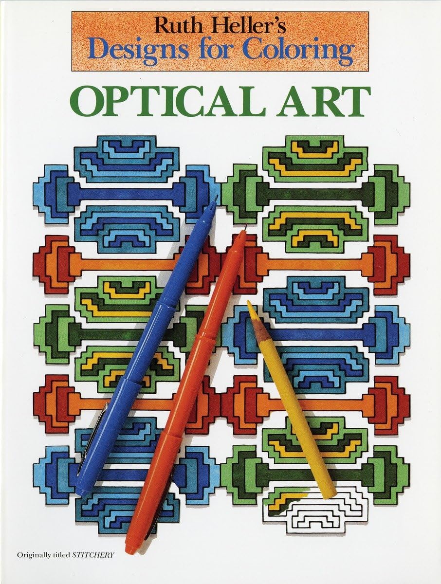 Designs For Coloring: Optical Art,Used