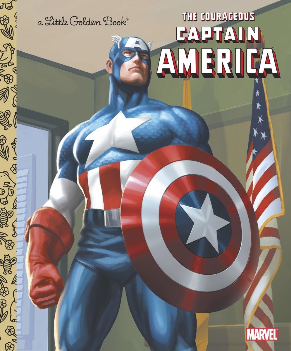 The Courageous Captain America (Marvel: Captain America) (Little Golden Book),New