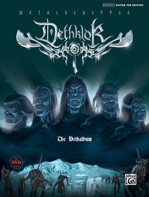 Dethklok  The Dethalbum: Authentic Guitar Tab, Book & Dvd,New