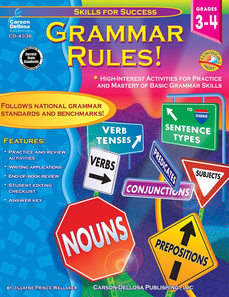 Grammar Rules!, Grades 3  4 (Skills for Success),New