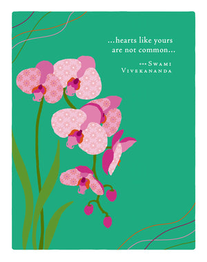 Positively Green Greeting Cards: Thank You  Hearts Like Yours Are Not Common (Pack Of 6)