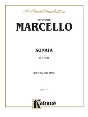 Sonata in E Minor: For Viola and Piano,Used