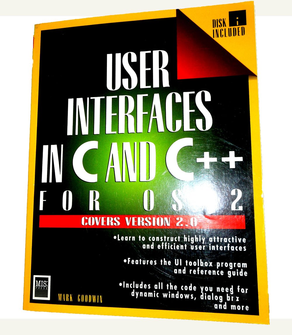 User Interfaces In C And C++ For Os/2