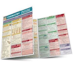 Chemistry Equations & Answers: A Quickstudy Laminated Reference Guide (Quickstudy Academic)