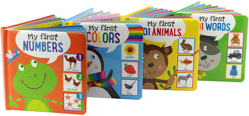 My First Board Books (4Book Set) (Padded Covers) (My First Books, Ages 0+),Used