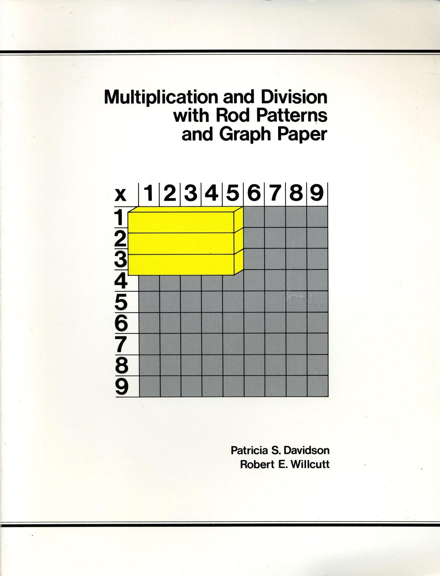 Multiplication And Division With Rod Patterns And Graph Paper,New