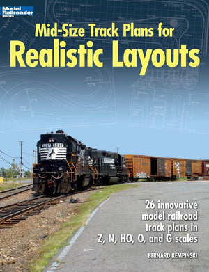 MidSize Track Plans for Realistic Layouts,Used