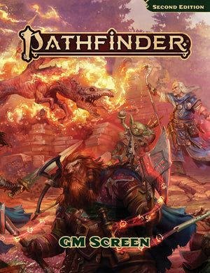 Paizo Pathfinder RPG Core GM Screen (P2) - Essential Gaming Accessory for Tabletop Roleplaying