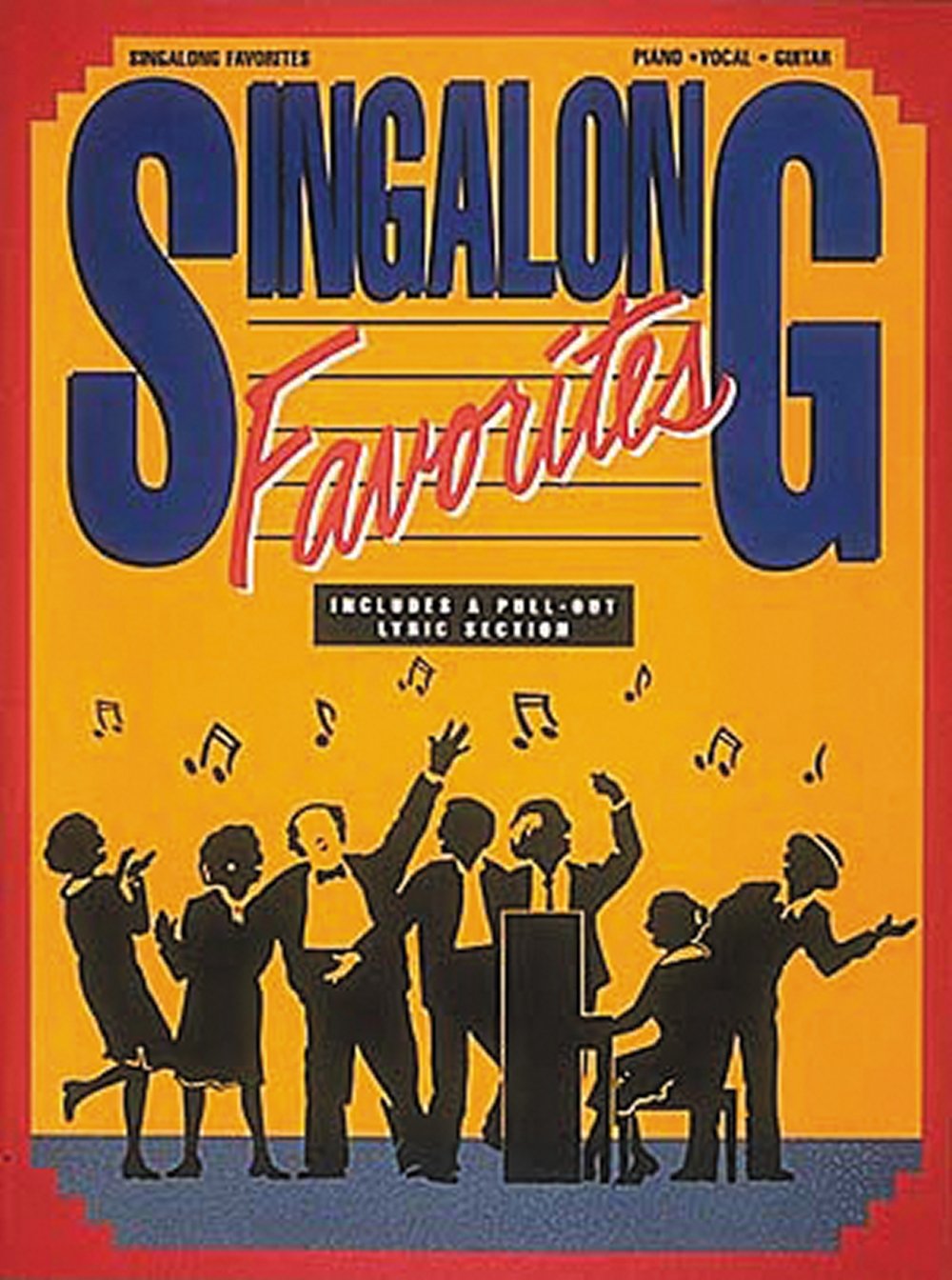 Singalong Favorites (Piano Vocal Guitar Series),Used