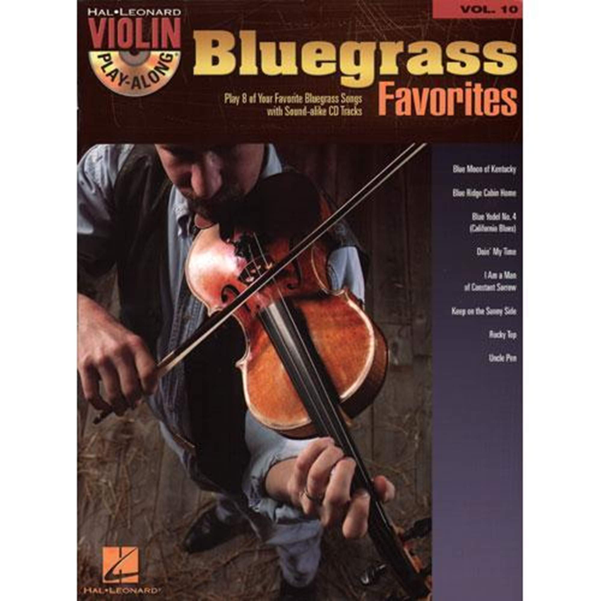 Bluegrass Favorites  Violin PlayAlong Volume 10 (Bk/CD) (Hal Leonard Violin PlayAlong, 10),New