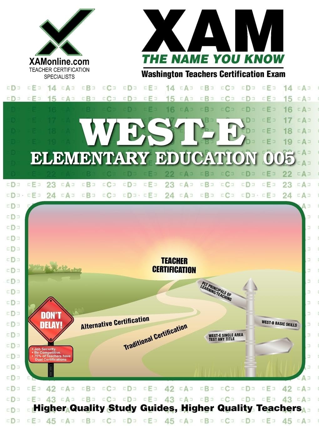 WESTE Elementary Education Teacher Certification Test Prep Study Guide,New