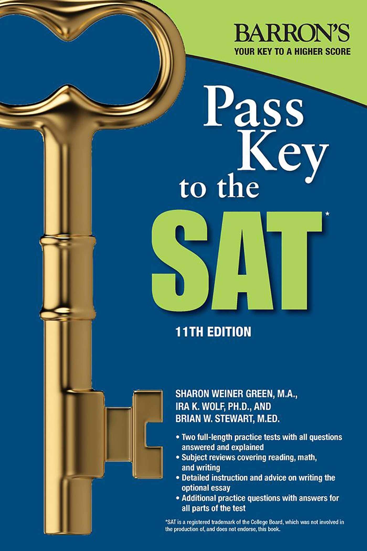 Pass Key to the SAT (Barron's SAT),Used