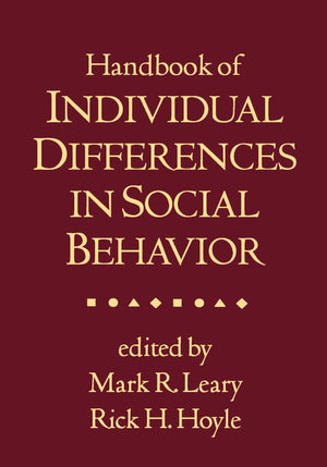 Handbook Of Individual Differences In Social Behavior,Used