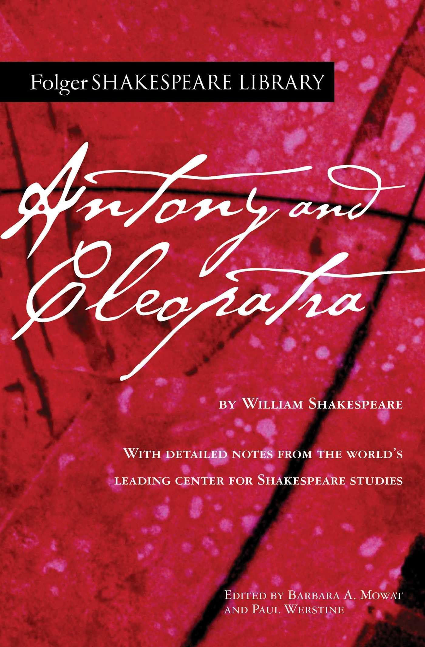 Antony and Cleopatra (Folger Shakespeare Library),New