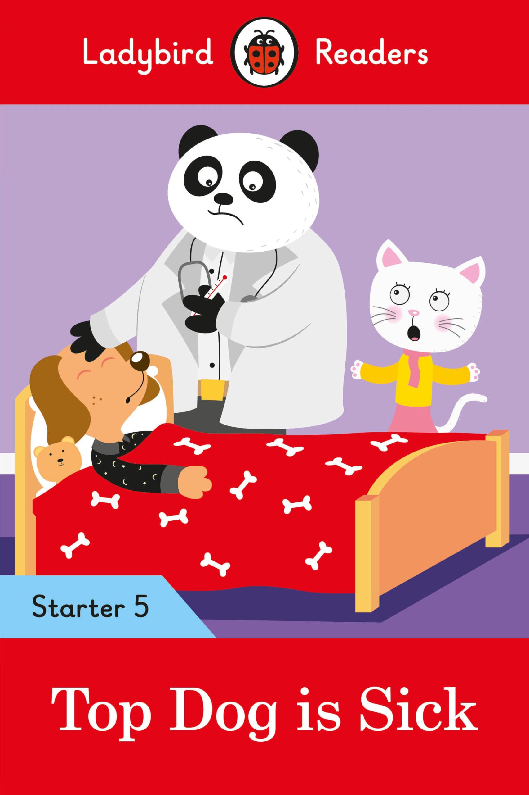 Top Dog is Sick  Ladybird Readers Starter Level 5,Used