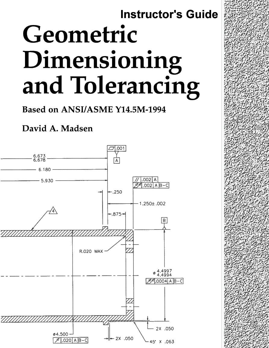 Geometric Dimensioning and Tolerancing, Instructor's Guide,Used