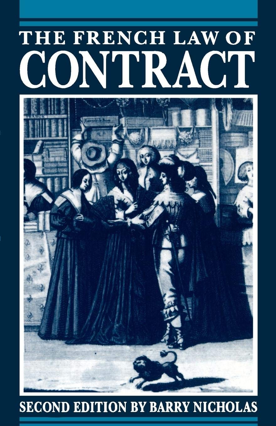 The French Law Of Contract,Used