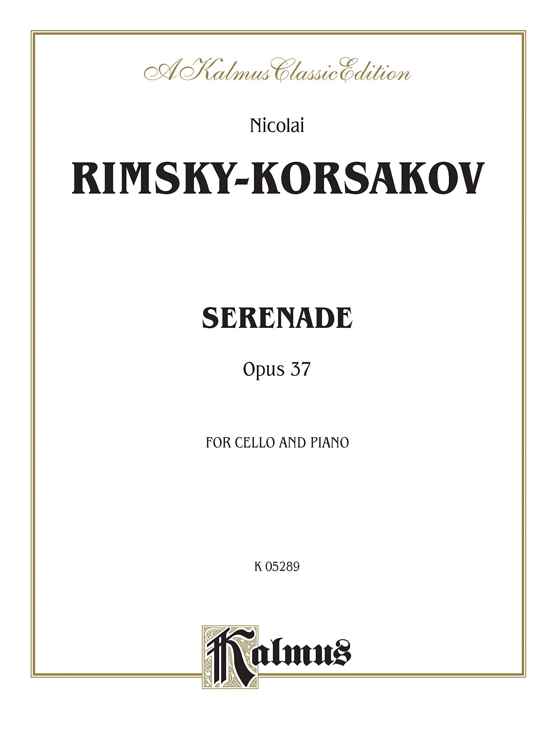 Serenade, Op. 37 (Kalmus Edition),Used