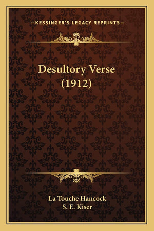 Desultory Verse (1912),Used