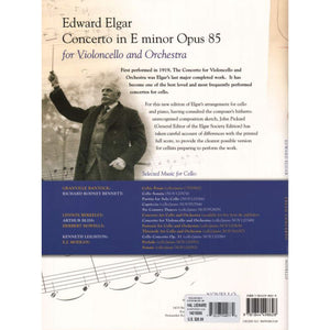 Concerto in E Minor, Op. 85 for Violoncello and Orchestra: Arranged for Cello and Piano,Used