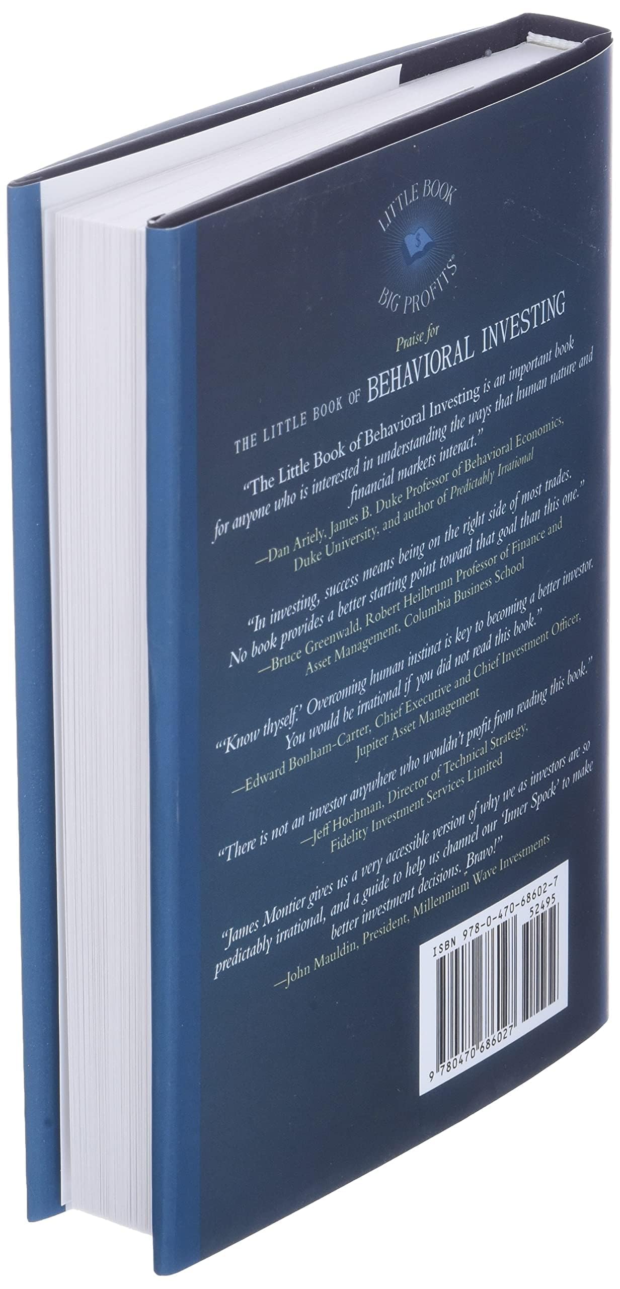 The Little Book of Behavioral Investing: How not to be your own worst enemy,Used