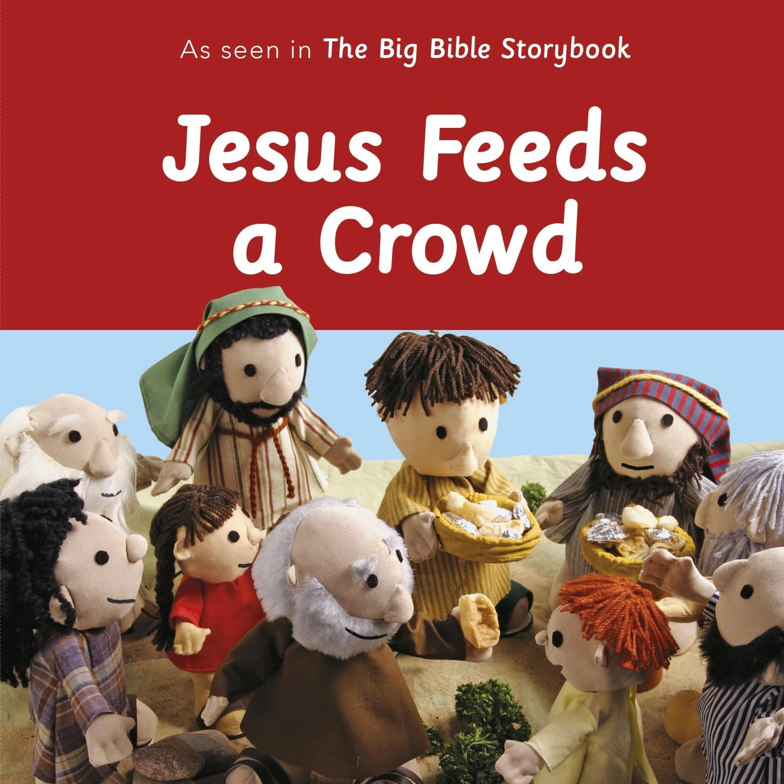 Jesus Feeds a Crowd: As Seen In The Big Bible Storybook,Used