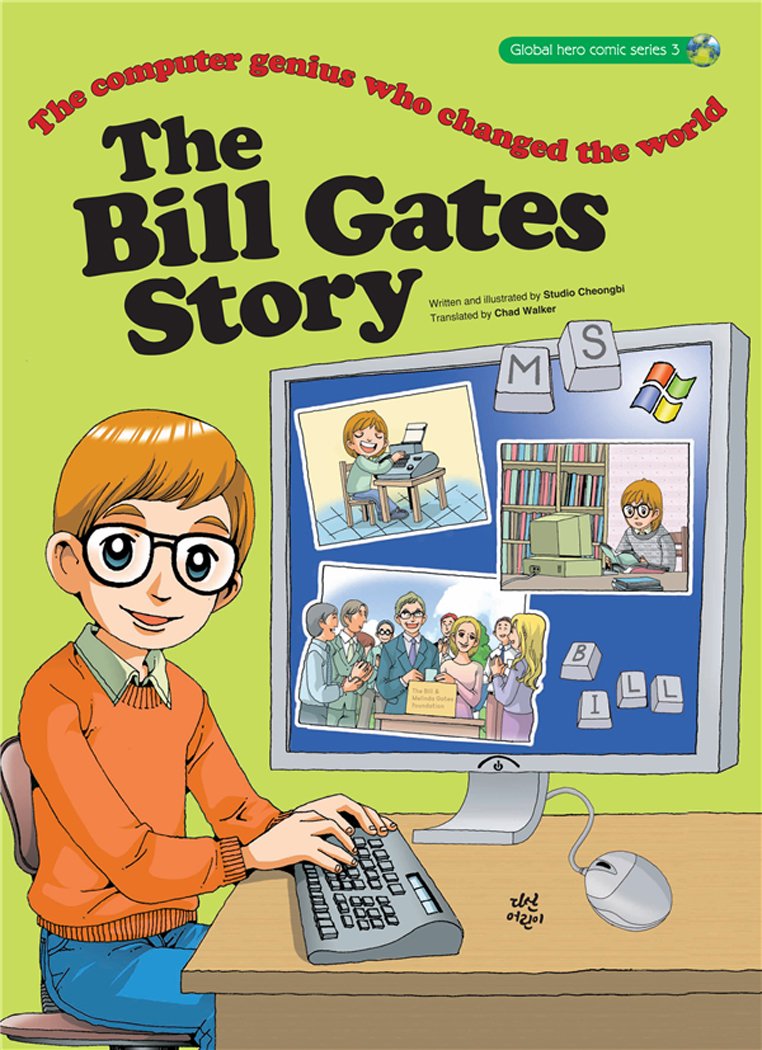 The Bill Gates Story: The Computer Genius Who Changed the World (Great Heroes Series),Used