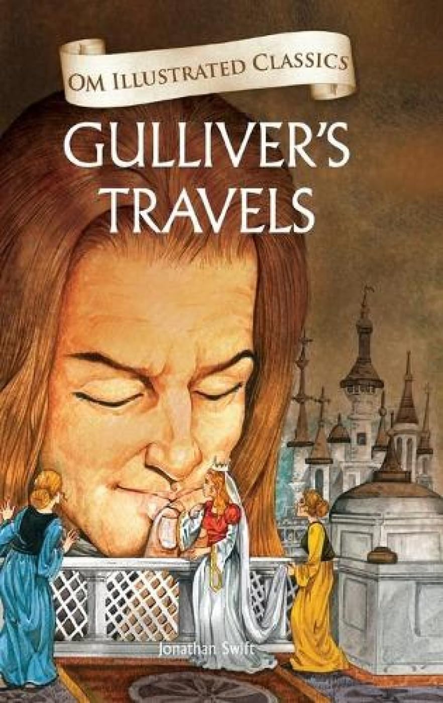 Children Classics - Gullivers Travels - Illustrated Abridged Classics With Practice Questions (Om Illustrated Classics For Kids)