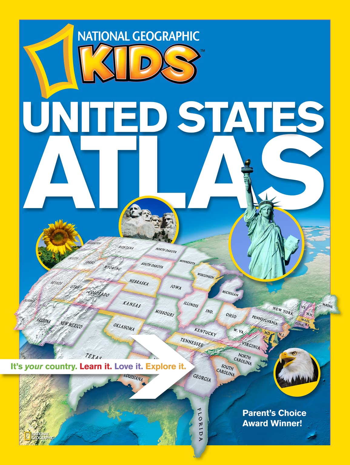 National Geographic Kids United States Atlas,Used