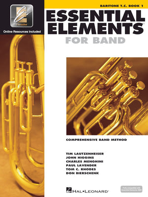 Essential Elements For Band  Baritone T.C. Book 1 With Eei (Book/Online Audio)-used