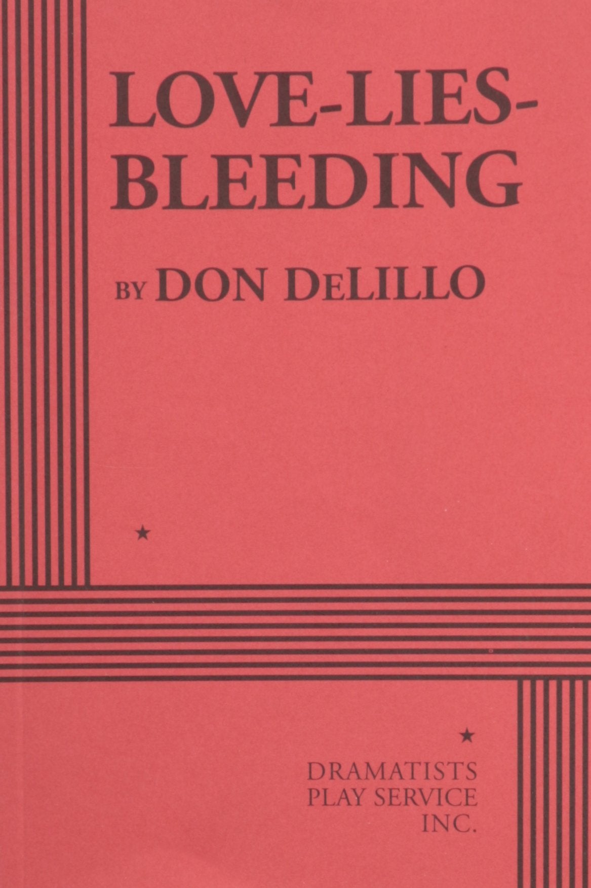 LoveLiesBleeding  Acting Edition,Used