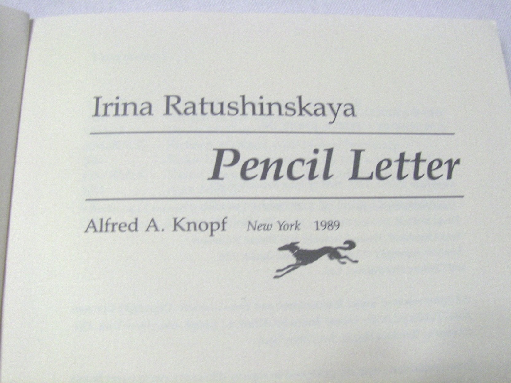 Pencil Letter,Used