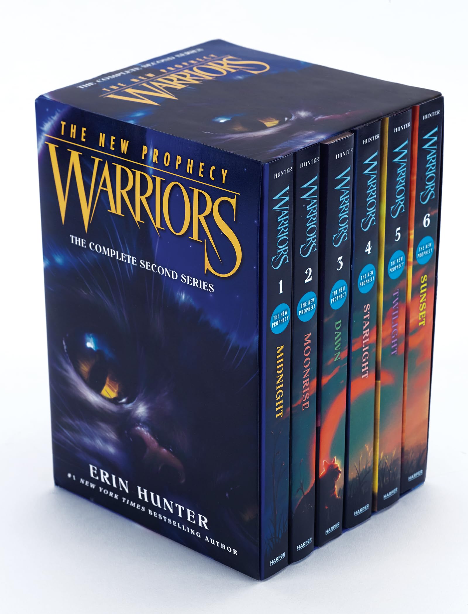Warriors: The New Prophecy Box Set: Volumes 1 To 6: The Complete Second Series-used