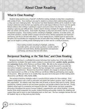 Close Reading with Paired Texts Level 5,Used