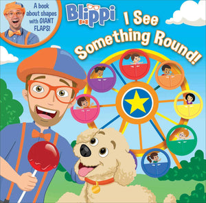 Blippi: I See Something Round (8X8 With Flaps),Used