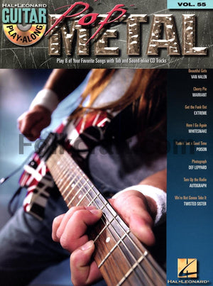 Pop Metal: Guitar PlayAlong Volume 55,Used