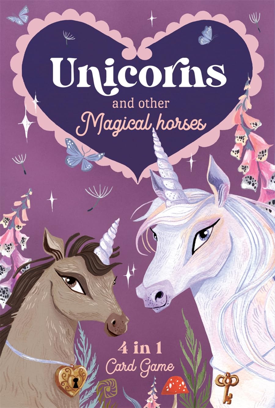 Unicorns & Other Magical Horses: 4 in 1 Card Game: Enjoy 4 Classic Games in 1 With These Beautifully Illustrated Cards (Unlock t,New