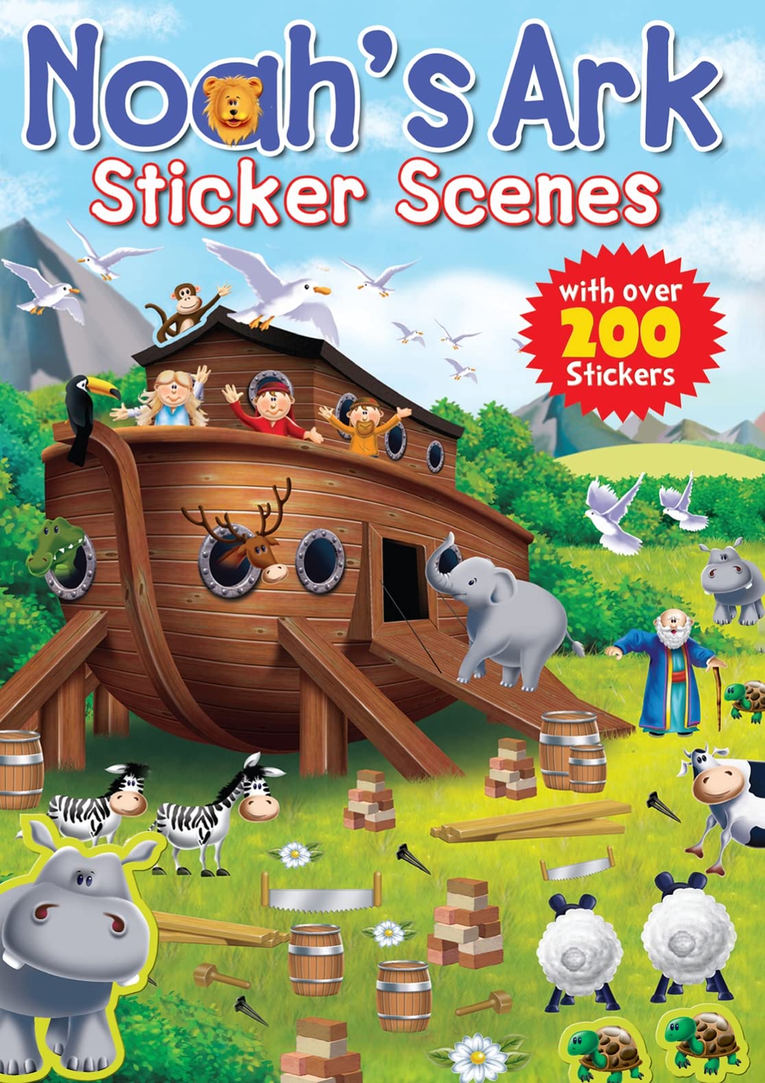 Noah's Ark Sticker Scenes,Used