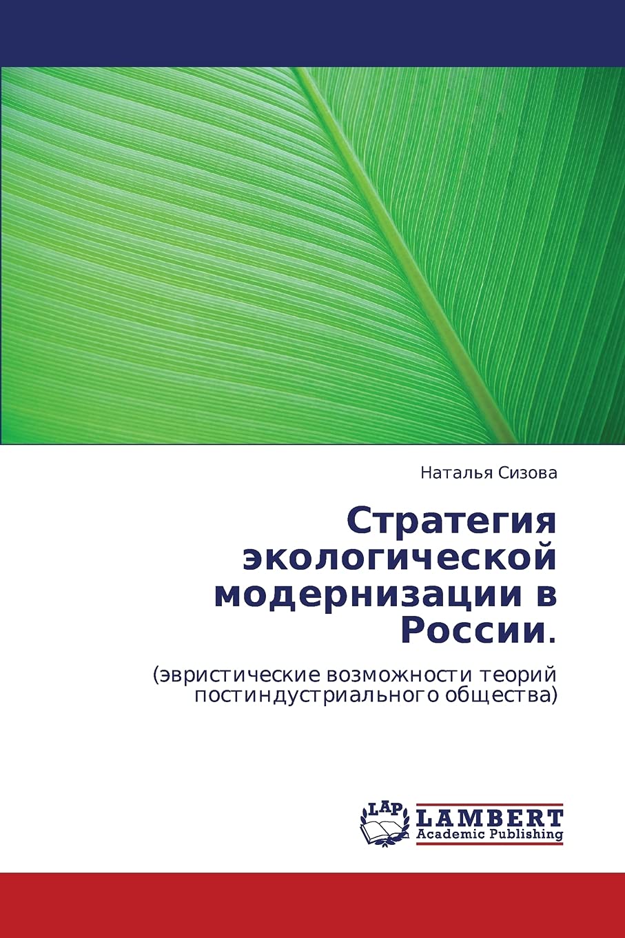 Strategiya ekologicheskoy modernizatsii v Rossii.: (evristicheskie vozmozhnosti teoriy postindustrial'nogo obshchestva) (Russian,Used