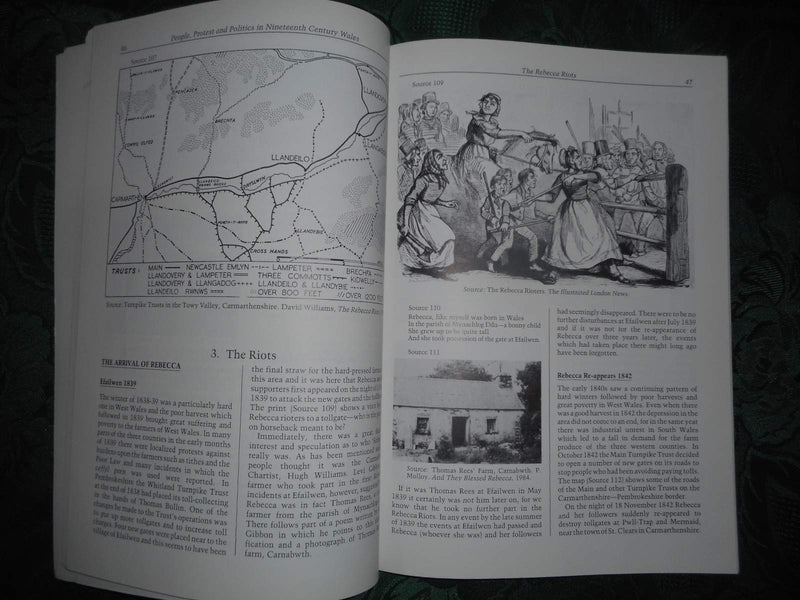 People, protest, and politics: Case studies in nineteenth century Wales,Used