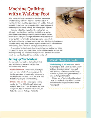 Pat Sloan's Teach Me to Machine Quilt: Learn the Basics of Walking Foot and FreeMotion Quilting,New