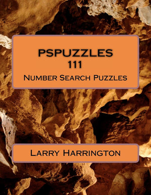 Number Search Puzzle Book,Used