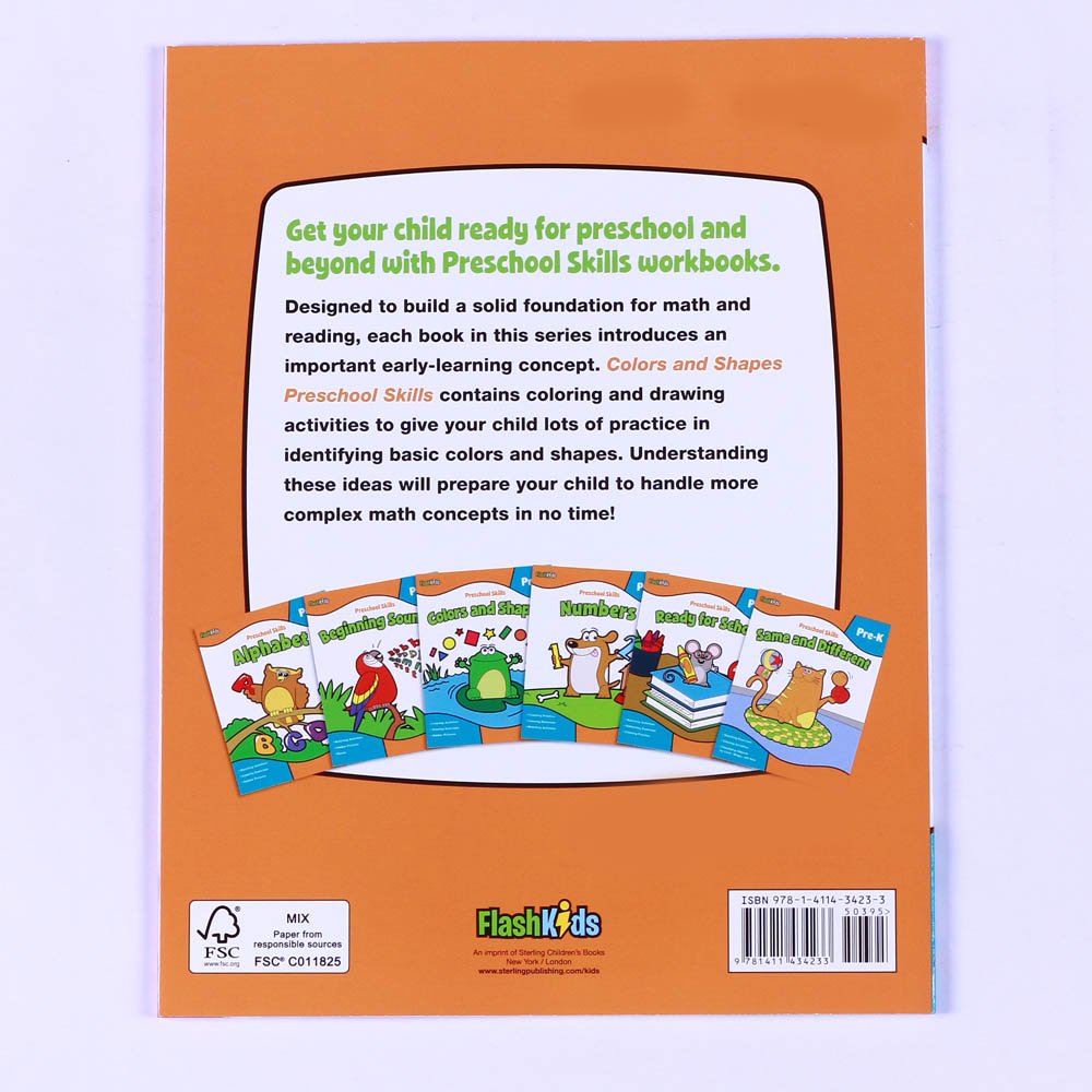 Preschool Skills: Colors and Shapes (Flash Kids Preschool Skills),Used