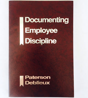 Documenting Employee Discipline,Used